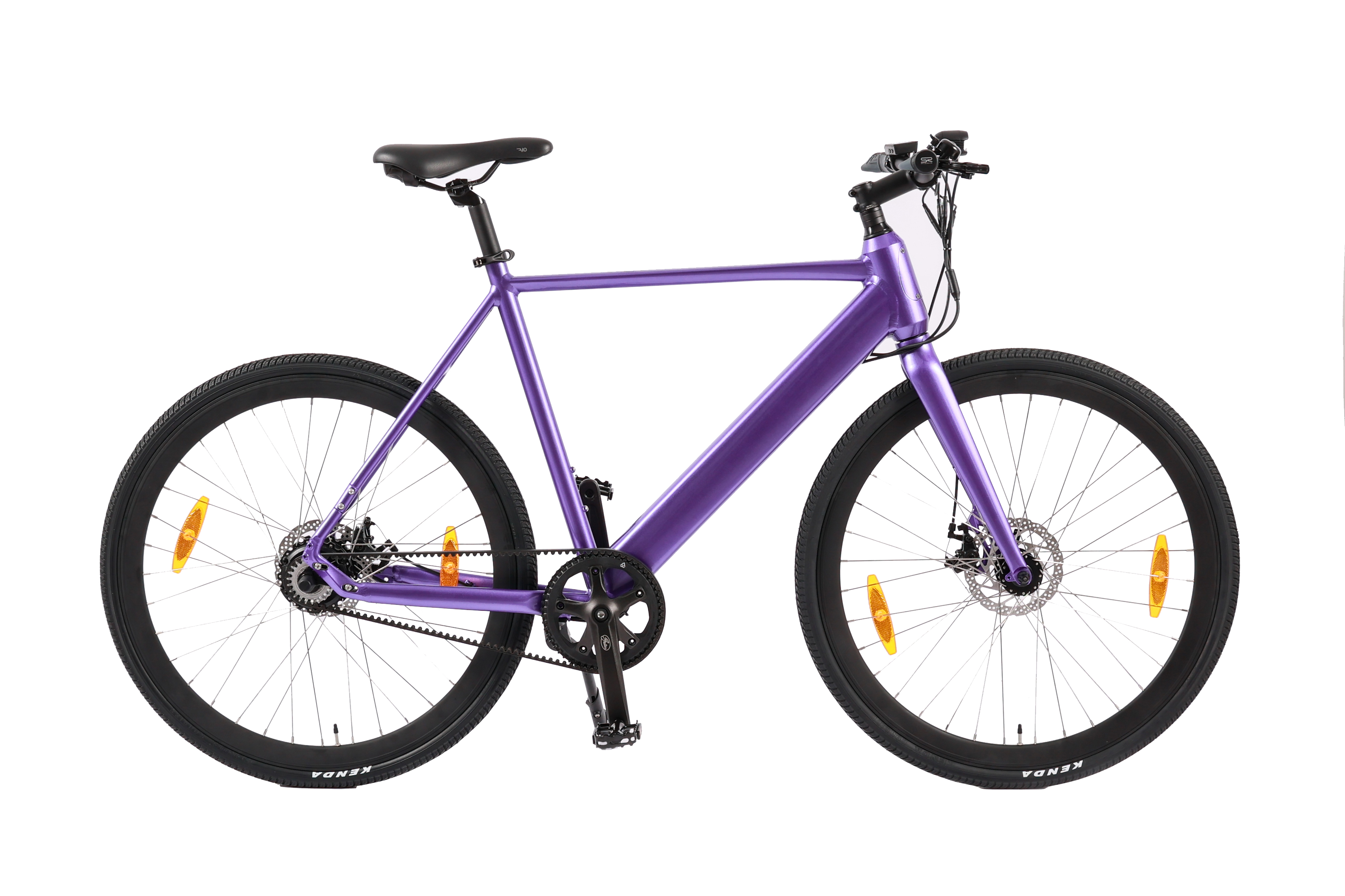 Multicolour Electric Bike LCD Screen Display F R Disc Brake E-Bike Trafficway Road Bicycle