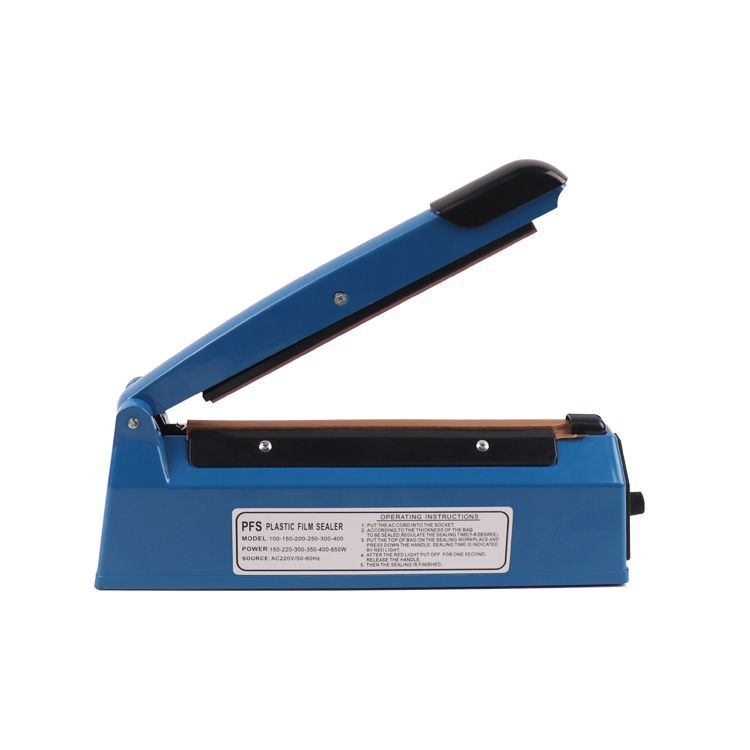 Food Beverage 200mm Hand Pressure Heat Sealer for Various Bag Packaging Customized LOG