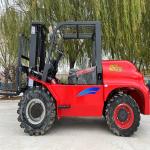 4.5t Off Road Forklift Tires 4 Wheels Off-Road Rough Terrain Forklifts