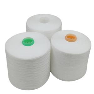 Wholesale 402 403 Polyester Yarn White 100% Polyester Yarn T-shirt Yarns from china suppliers