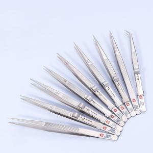 Wholesale Lockable Jewelry Tweezers Tools 16.5cm Stainless Steel Straight Tweezers from china suppliers