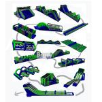 Giant Commercial Event Bounce House 5k Blow Up Obstacle Course Sport Games For
