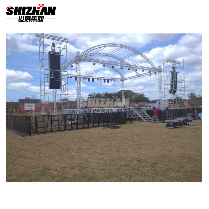 Speed Roof Truss Aluminum Collapsible Live Concert Stage Platform System