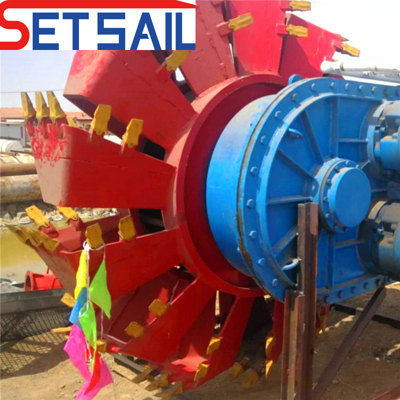 Hydraulic Cutter Suction Sand Wheel Bucket Dredger for Hard Mud