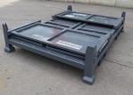 Forklift Q235 Steel Stillage Cage Pallet Storage Bins Corrosion Protection