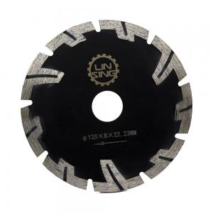 China D125mm Segmented T Type Protection Teeth Cutting Disc For Dry Cutting Good Prices on sale