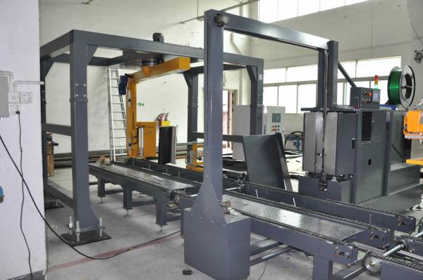 Quality Fully Automatic Vertical Strapping Machine With Heating Element Sealing for sale