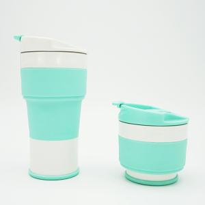 Wholesale Lightweight 150g 400ML Collapsible Silicone Coffee Cup from china suppliers