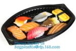 Food container tray,Black 5 Compartment Food Packaging Blister Plastic Fruit