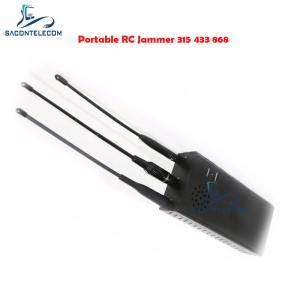 Wholesale 10 Watts Car Remote Signal Jammer 8000mAh RC315 RC433 RC868 Omni Antenna from china suppliers