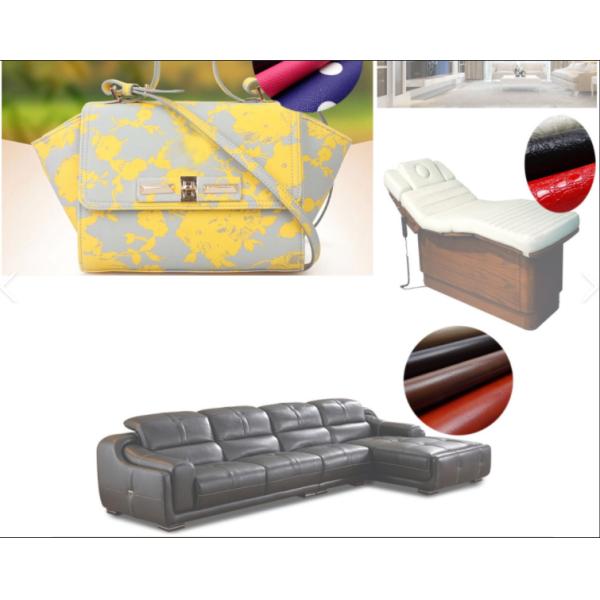 Grey 3mm Pvc Synthetic Leather Faux Leather And Rexine For Indoor Decoration Yongle Brand