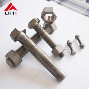 China Gr2 Gr5 Titanium Bolts And Nuts Hex Head 1/4''-20 TPI 1'' ASME ANSI B18.2.1 on sale