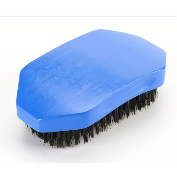 Wooden Handle 360 Wave Brush 12.6cm Boar Bristle for Men