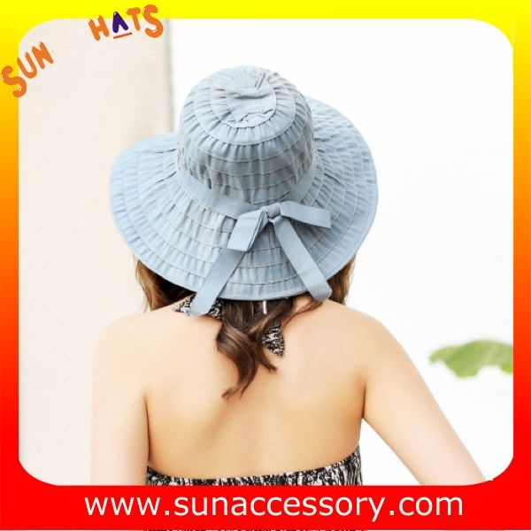 AK17593 fashion sunny beach foldable summer straw hats for womens in stock , promotion cheap hats .