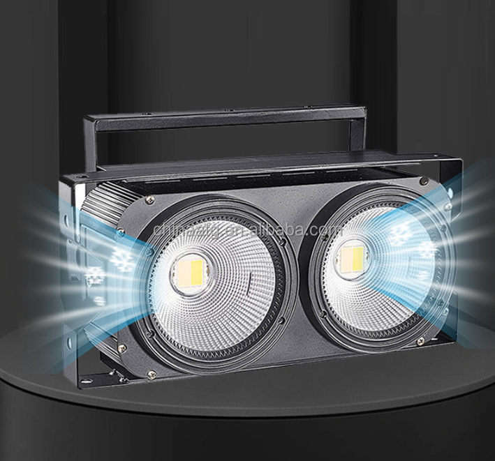 COB200W 2 Eyes Vegetable LED Light Bar IP33 For Stage And Facial Lighting