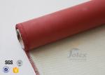 800℃ One Side Red Silicone Coated High Silica Glass Fiber 0.8MM 700GSM High