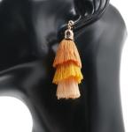 Tassel Earrings for ladies hot sell alloy tassel earrings