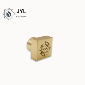 Wholesale Luxury Zamac Bottle Cap Square Shape With Embossed Logo Europe Style from china suppliers