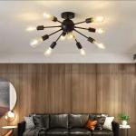 Indoor Decoration Hotel Home Living Room Luxury Metal Led Ceiling Pendant Light