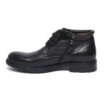 Stylish Comfortable Black Lace Up Breathable Leather Boots
