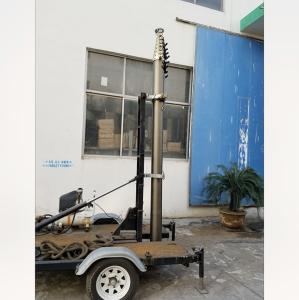Wholesale 20m Lockable Pneumatic Telescopic Mast 15kg payloads- NR-3500-20000-15L antenna telescopic mast aluminum telescoipc mast from china suppliers