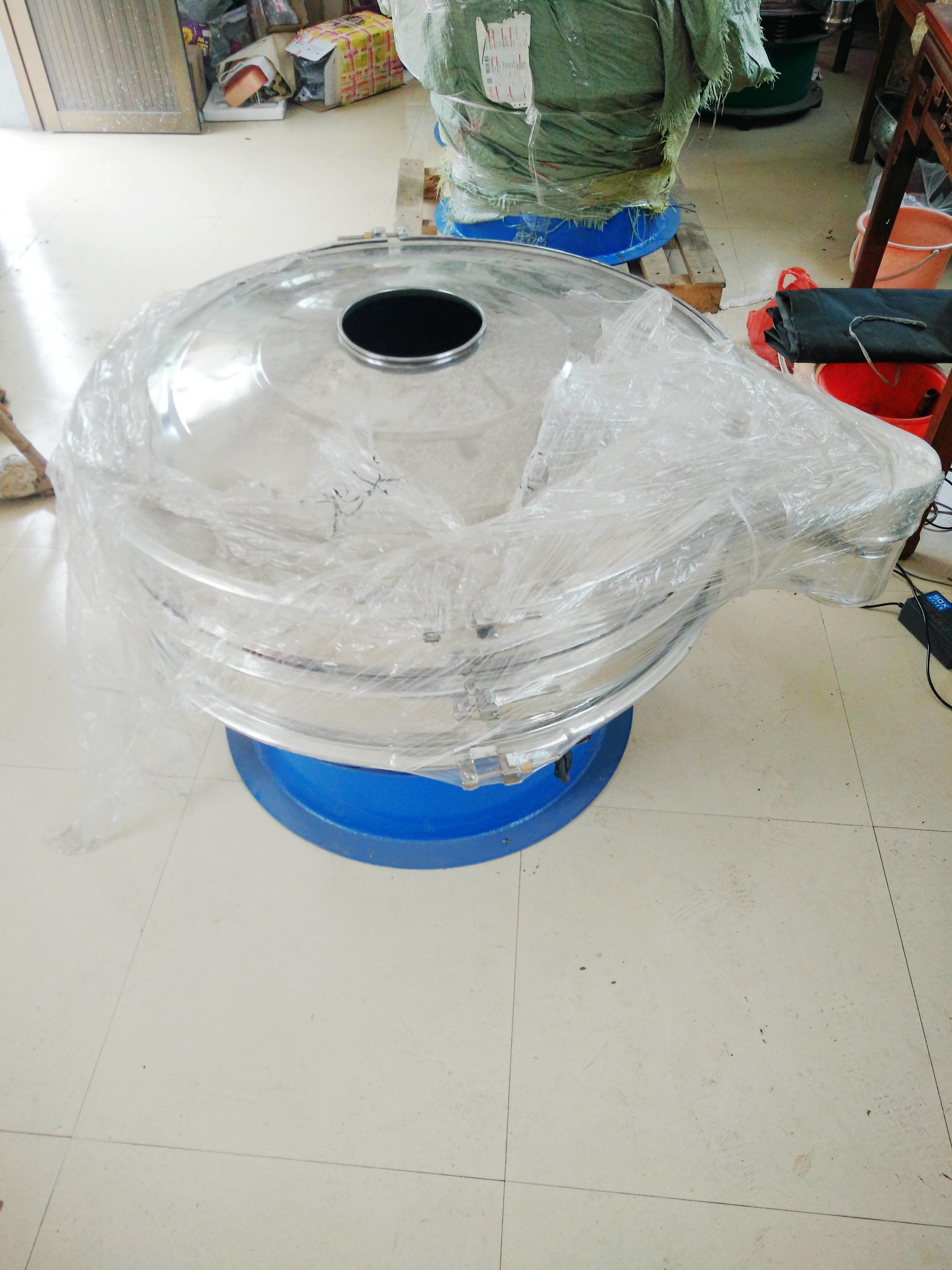 Mesh Changing Rotary Vibrating Screen , Exquisite 1.1kw Powder Sieving Machine