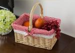 Handmade Natural Willow Wicker Picnic Basket Cheap Lunch Bags Hot sale products
