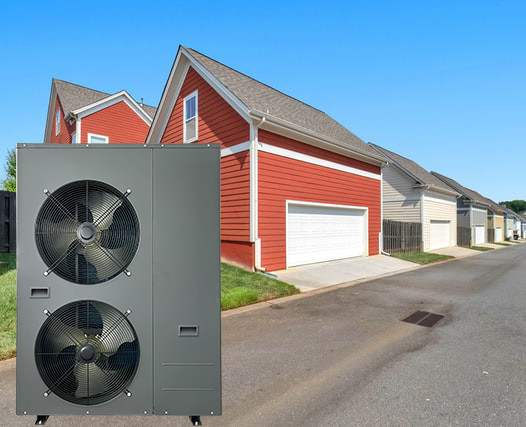 High Efficiency Low Noise Monoblock Heat Pump Heating And Cooling System TUV