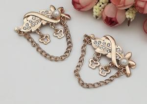 Wholesale Customized Color Shoe Accessories Chains Corrosion Resistant 45MM Lead Free from china suppliers