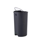 20L Stainless Steel Household Kitchen Thin Lid Pedal Trash Waste Bin Dustbin
