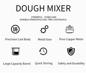 Wholesale Large Capacity bread mixer machine Commercial Stainless Steel 10L from china suppliers