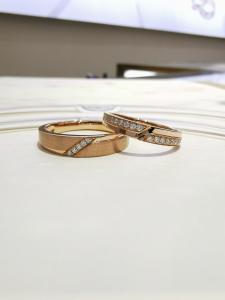 Wholesale Soft Blush Classic Elegant 8g Customised Couple Rings from china suppliers