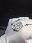 Piaget full diamonds of rose necklace 18kt gold with white gold or yellow gold