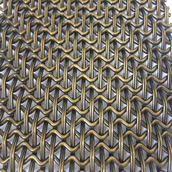 4.5mm Mesh Thickness Stainless Steel Decorative Wire Grilles For Metal Cabinet