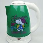 Green Color Printing Stainless Steel Electric tea Kettle
