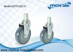 Round Stem Models 5 Inch Medical Castors , Care And Hospital Bed Casters