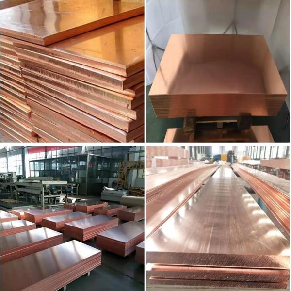 Affordable Pure Red Copper Plate Sheets - Minimum 1 Ton Order ASTM Certified