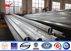 Wholesale 220KV 10-100M Hot Dip Galvanized Steel Tubular Pole For Electrical Industry from china suppliers