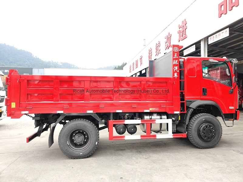 190HP 4X4 1t-10t Loading Dump Truck Tipper Truck with Excellent Condition and Best