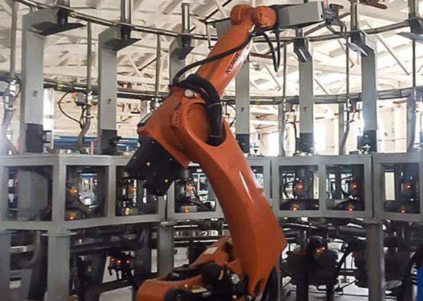 Semi Trailer Suspension Parts Automated Assembly Line / Welding Vehicle Assembly