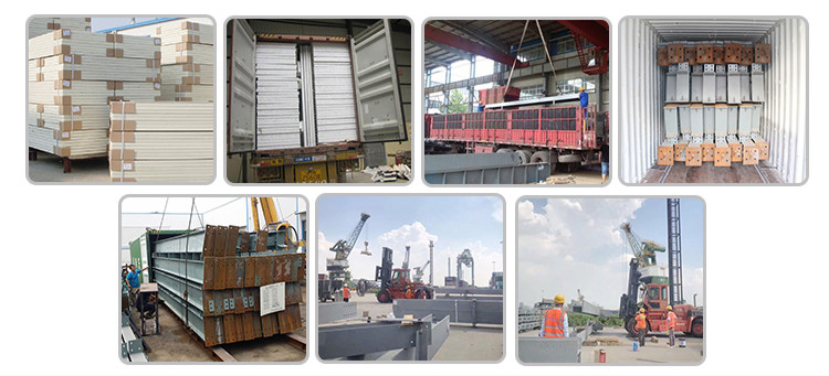 Fireproof Sandwich Panel JIS Warehouse Peb Structure