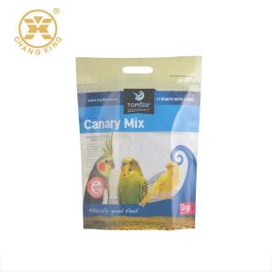Wholesale Environmental Glossy PE Pet Food Packaging Bag 20kg 25kg Standing Zipper Pouch from china suppliers
