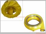 Red Yellow Color Horizontal Slurry Pump Parts Of Centrifugal Pump Long Lifespan