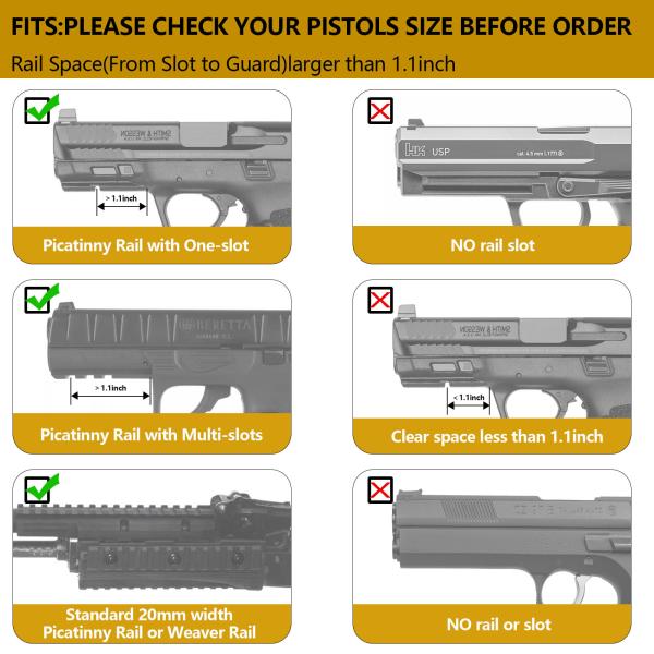 Aluminium Airsoft Laser Sight Pistol Class IIIA Green 520nm Gun Light Laser
