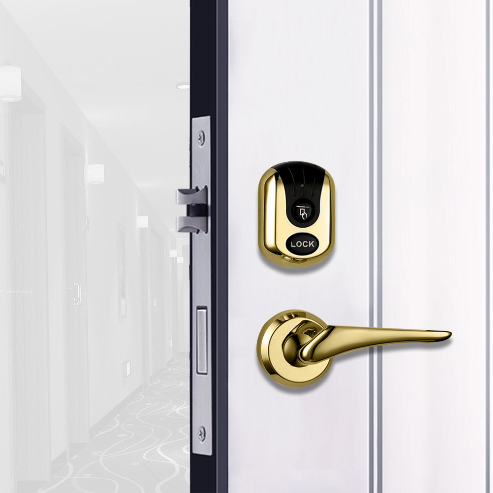Modern RFID Card Hotel Electronic Door Locks Relative Humidity 20% - 90%