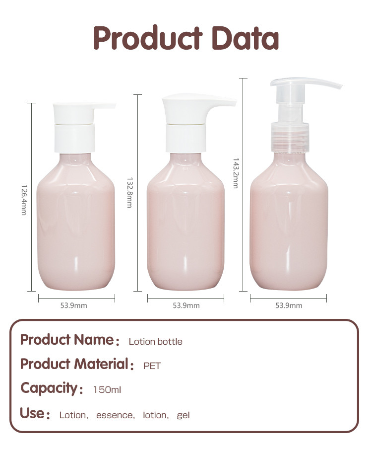 24-410 PP Lotion Pump Bottle Cosmetic Packaging With 150ml PET 2cc / 2.8cc