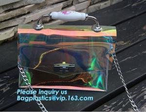 Wholesale pvc handbag with small bag, PVC Transparent Fashionable Handbag Shoulder Bag Crossbody handBag, pvc carrier, carrier han from china suppliers