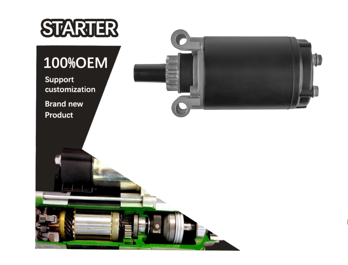 12V 13T CCW STARTER 6734640, 12-098-05, 12-098-06, 12-098-09, 12-098-12, 12-098-19, 12-098-19s, 12-098-21, 12-098-21s