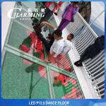 AC180-240V Disco Dance Floor , Pixel Pith P12MM Light Up Dance Floor Tiles