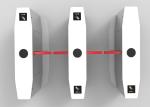 304 Stainless Steel Retractable Flap Gate Barrier 1.5mm Thickness AC 220V/110V
